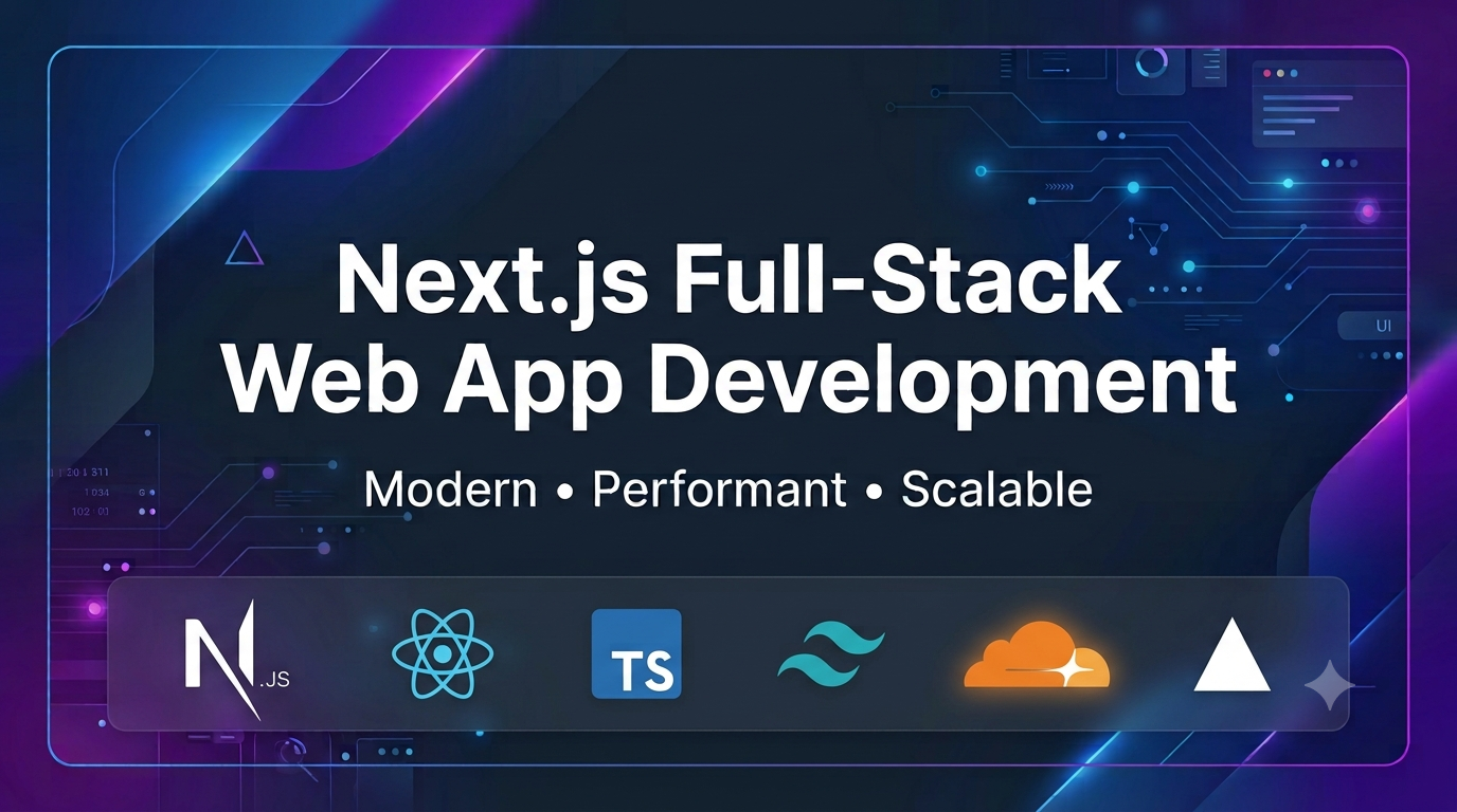 Next.js Full-Stack Web App Development