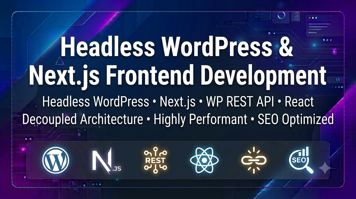 Headless WordPress + Next.js Frontend Development
